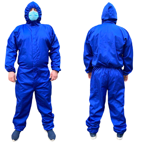 Комбінезон багаторазовий із саржи, щ. 240 г/м2, блакитний, ФОП Корягіна А.М